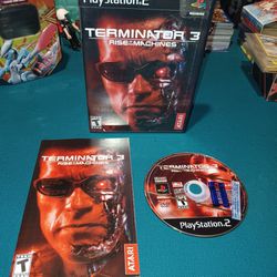 Playstation 2 Game "Terminator 3 Rise Of The Machines" ( Vintage  2003 )