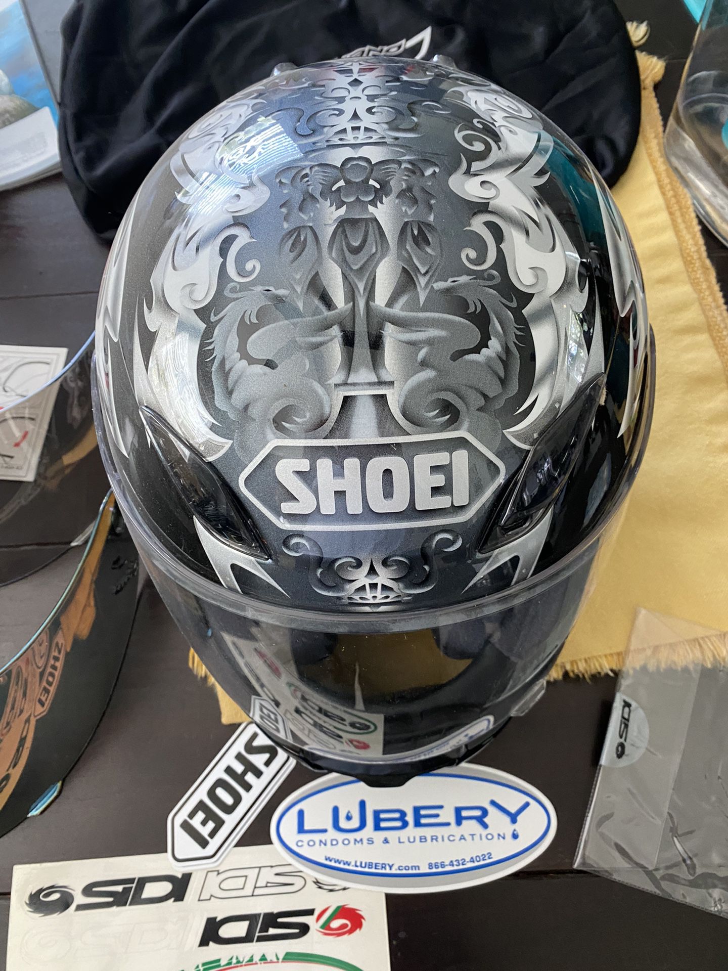 Diablo Motorcycle Helmet By Shoei -(L)