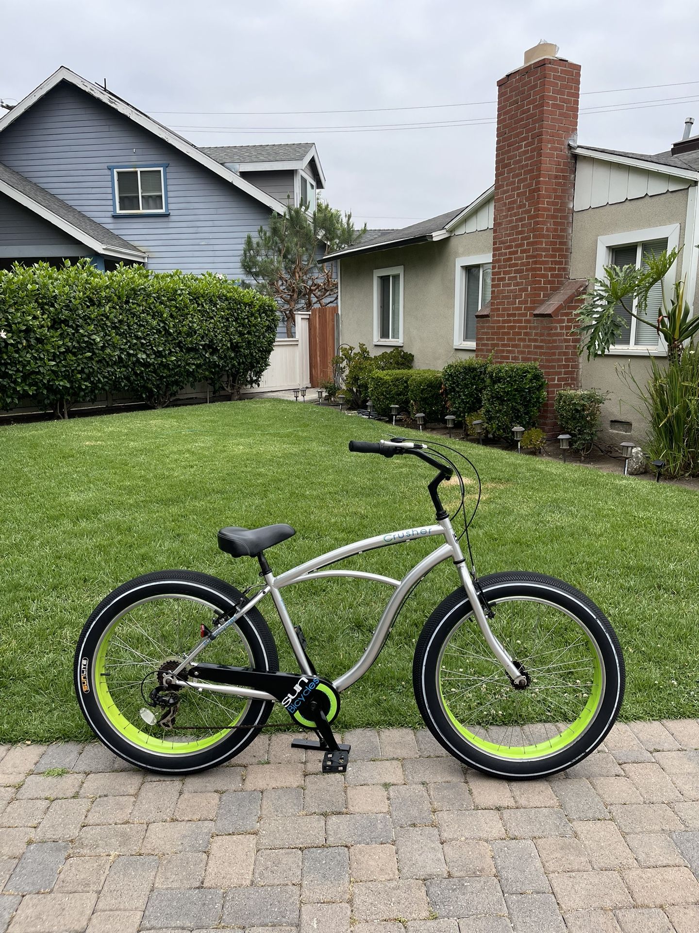 7 speed fat tire beach cruiser bike