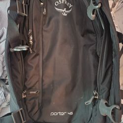 Osprey Porter 46 Travel Backpack Almost new!