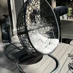 Hanging Egg Chair with Stand