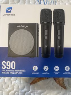 Portable Microphone & Bluetooth Microphone System With Speaker