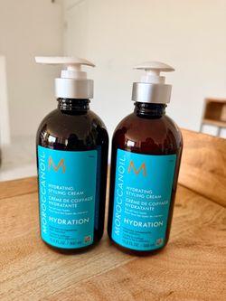 Brand New Moroccanoil Hydrating Styling Cream (10.2 oz / 300ml) – $30 each or $55 both