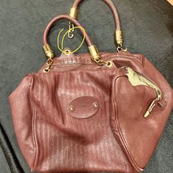 Cloé bag burgundy full leather