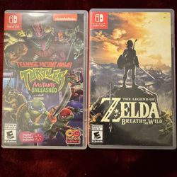 Zelda & Teenage Mutant Ninja Nintendo Switch