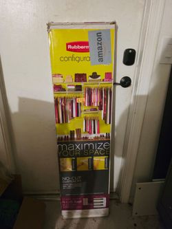 Rubbermaid adjustable closet organizer
