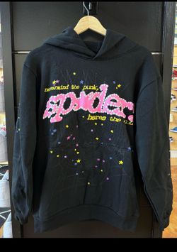 Sp5der P*NK V2 Hoodie (Black )