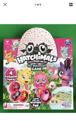 New in Box Hatchimals EGGventure Board game w/ figures