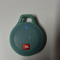 Teal JBL speaker 