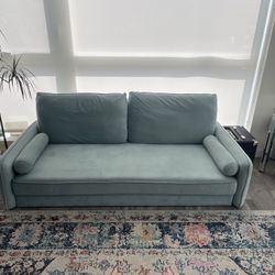 Baby Blue Couch