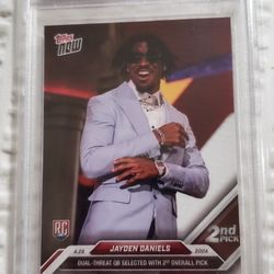 Jayden Daniels Topps Now Rookie 