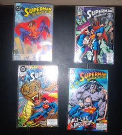 Super man Man of steel 1991 comics 1-4
