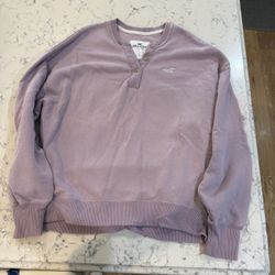 Purple Hollister Pullover Shirt