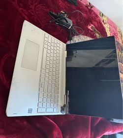 HP Envy x360 15" 2-in-1 i7 16GB RAM - Works on External Monitor, Broken Hinge/Screen + Charger