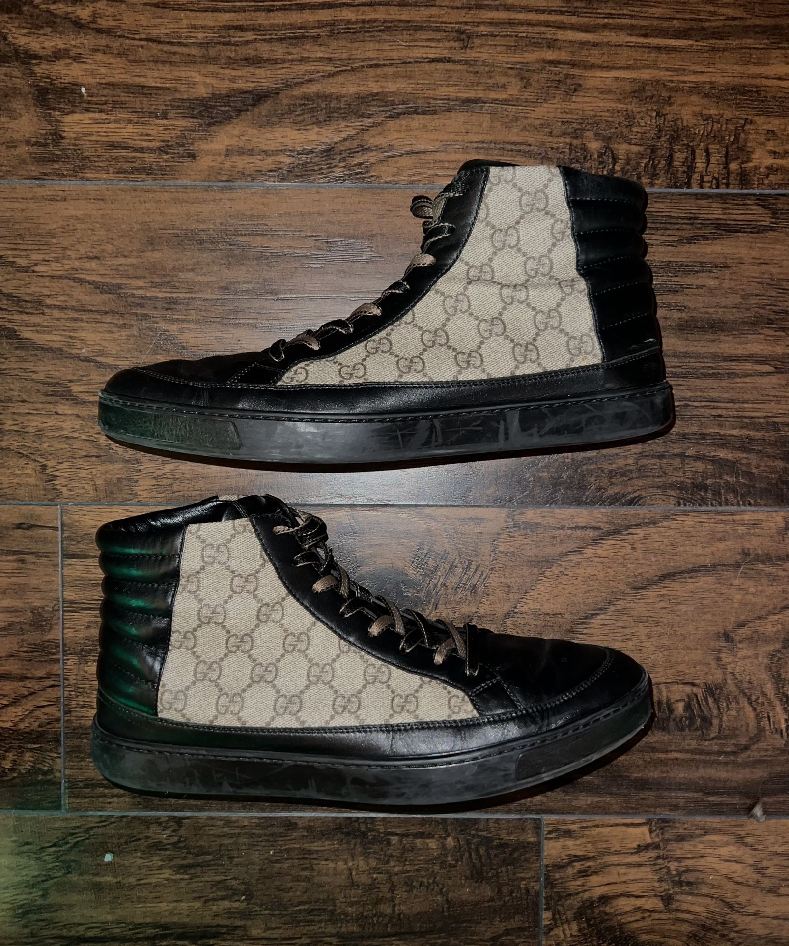 Gucci Canvas Hightop Shoes