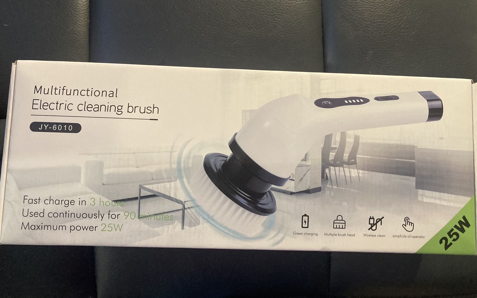 Electric Cordless Spin Scrubber