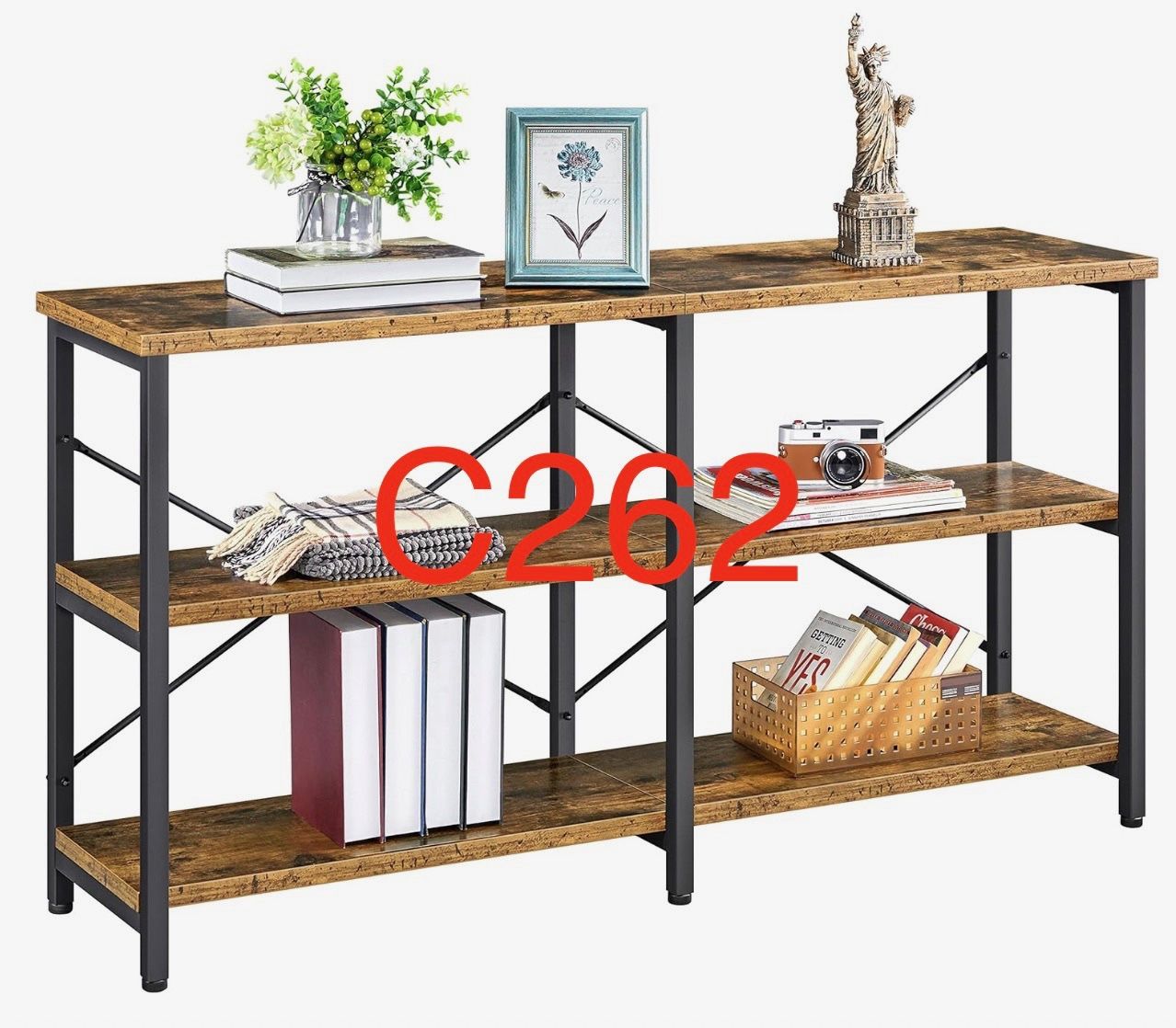C262. 55 Inch Console Table,