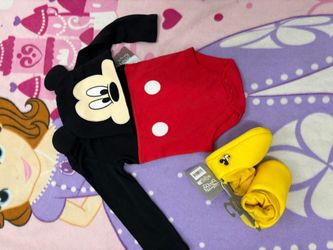Mickey Mouse costume set 18/24 months