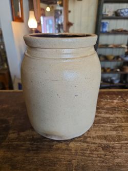 Antique stoneware crock