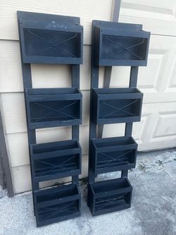 Black wall shelf