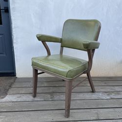 Vintage Steelcase metal desk chair