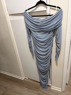 Dusty blue Dress (L 8-10)