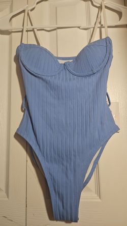 Solid & striped  blue swimsuit size XS  teens