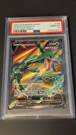 Pokemon Ryquaza EX Full Art PSA 10