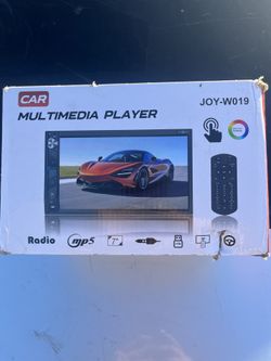 Car Media Player Open Box