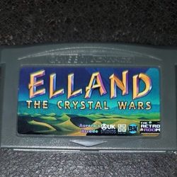 Elland The Crystal Wars GBA Video Game Cartridge Gameboy Advance