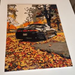 Self Drawn Toyota Mark 2  