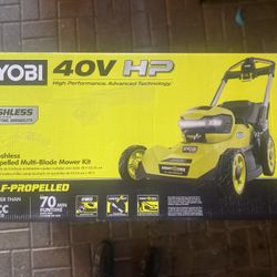 Brushless 21 in. Multi Blade Lawn Mower with 2 6.0 Ah Batteries and Charger