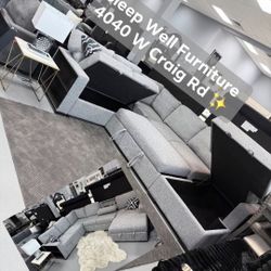 💥 Sectional Sofa Sleeper 💥 Furniture Queen Bedrooms, Dining Avail