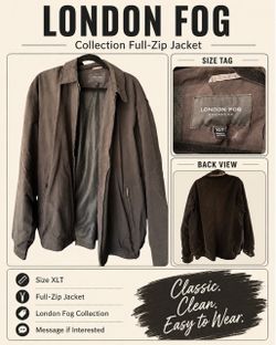 London Fog Collection Full-Zip Jacket XLT