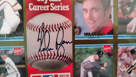Autographed Nolan Ryan Poster