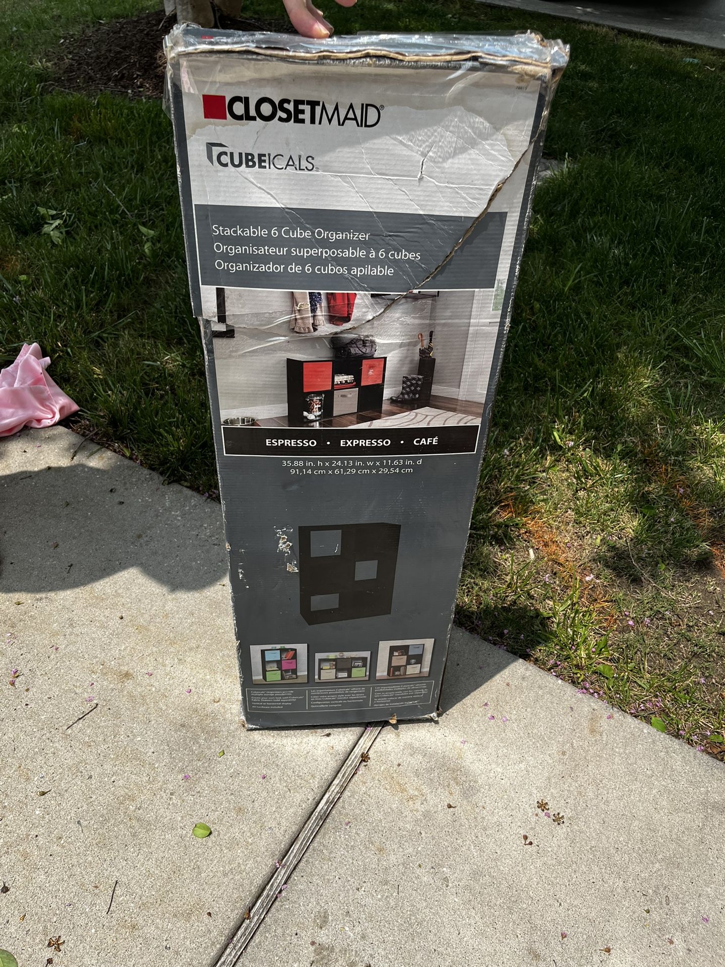 Closetmaid storage cube- Espresso