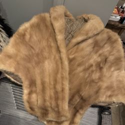 Saks Beaver Shawl
