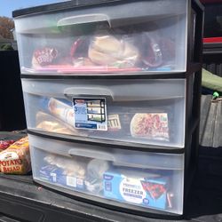 Lnew Large three drawer storage cabinet only $20 firm