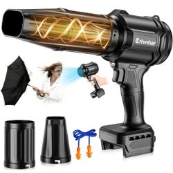 Cordless Leaf Blower for Milwaukee 18V Batteries(No Battery), Handheld Mini Turbo Blowers, Lightweight Battery Powered Dryer for Leaves/Dust/Patio/Law