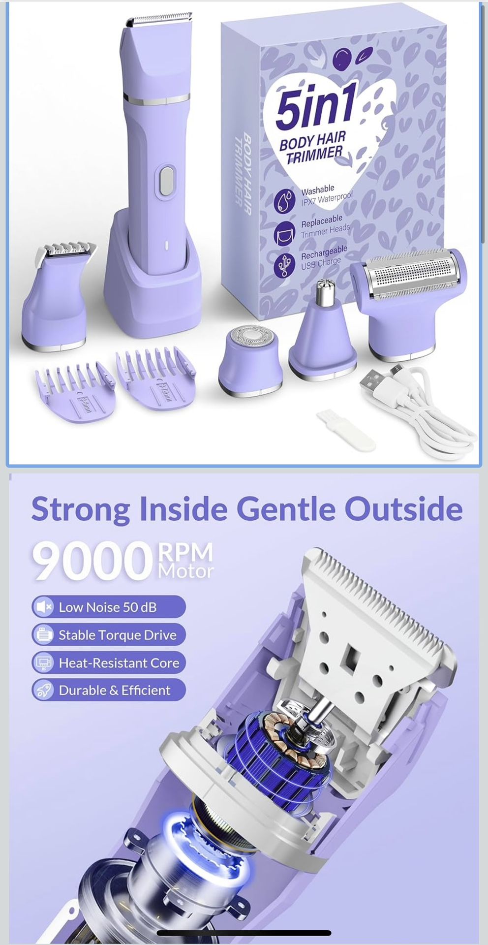 Electric Bikini Trimmer for women