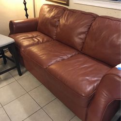 Leather Sofa 