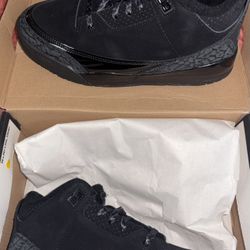 Jordan Retro 3 - Black/Dark Charcoal 