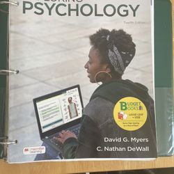 Exploring Psychology Twelfth Edition