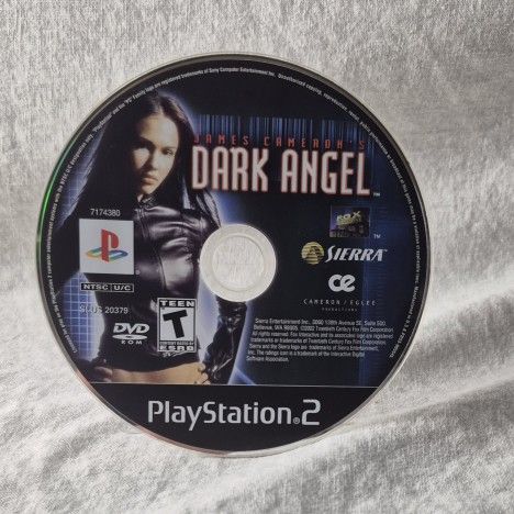 Dark Angel Playstation 2 (Sierra Entertainment, 2002) Game Disc Only