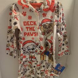 Baby Girls PAW PATROL Christmas Pajamas 2 Piece Flannel PJ’s Set 18 Months NWT