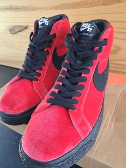 Nike Red Suede Sneakers NEW!