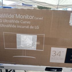 LG 34” Ultra Wide Monitor 