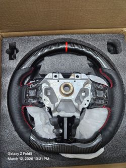 BRAND NEW 2017-2022 INFINITI Q60 Real Carbon Fiber Steering Wheel