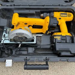 DeWalt drill & circular saw set