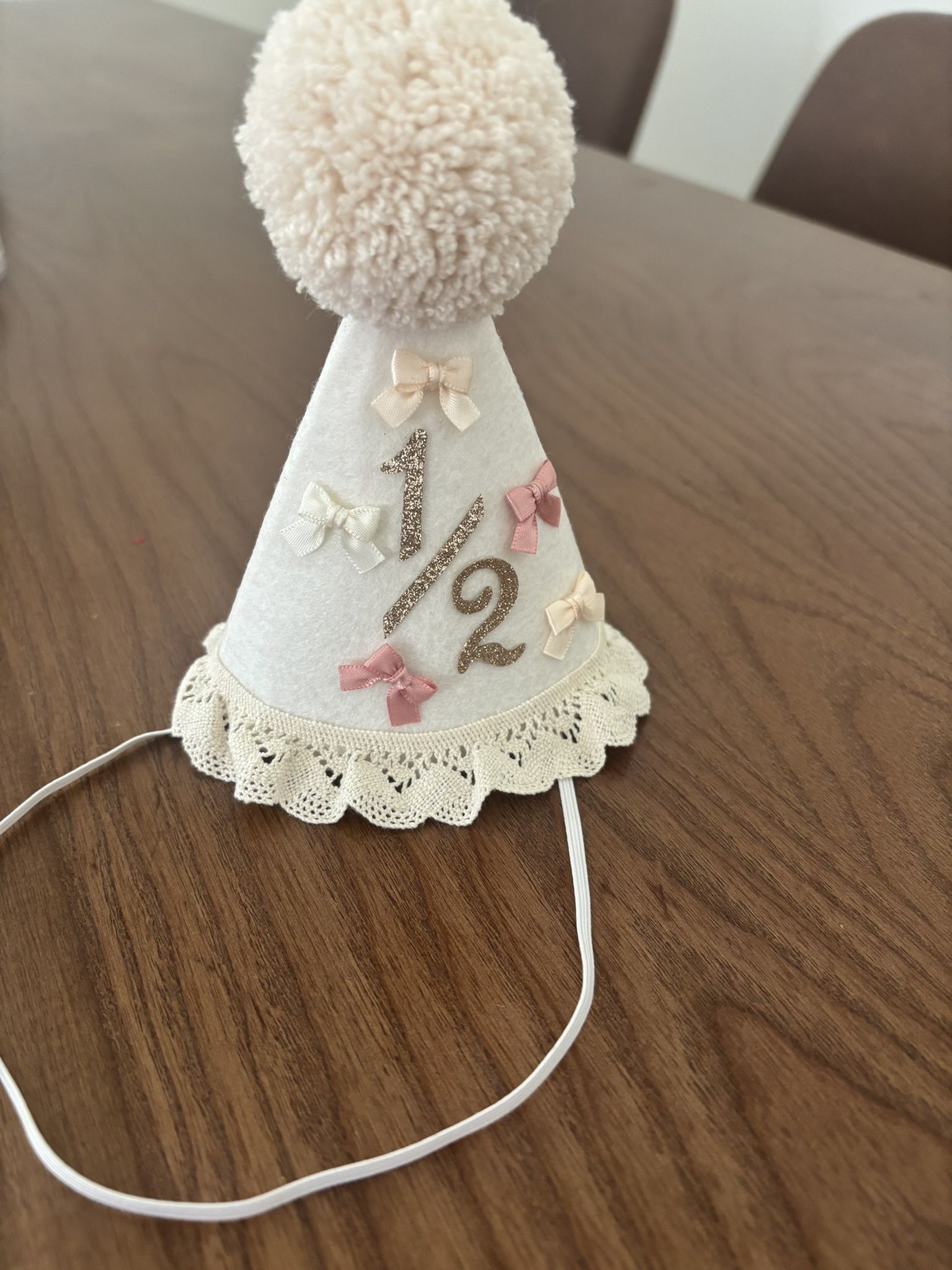 1/2 Birthday Party hat